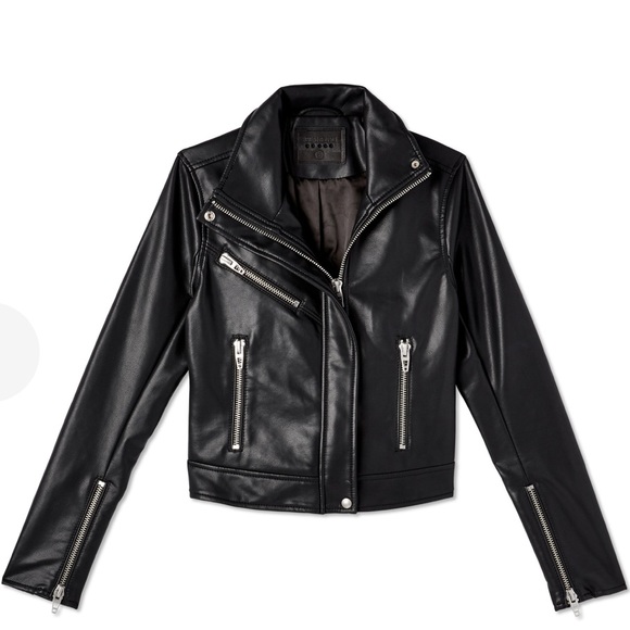 Blank NYC Jackets & Blazers - NWT BLANKNYC Faux Leather Moto Jacket, Black